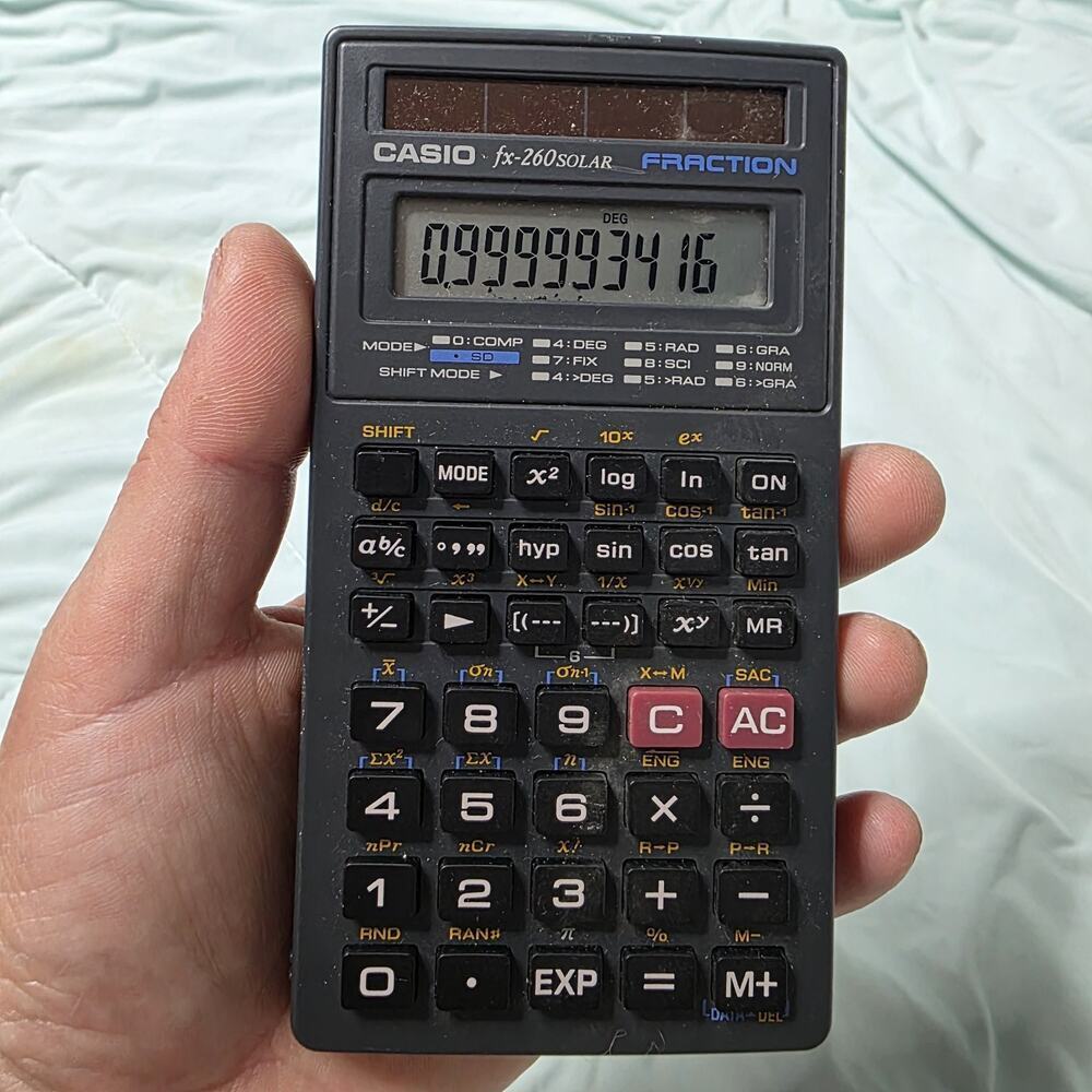 Casio FX-260Solar‎ Scientific Calculator
